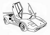 Colorat Masina Desene Plansa Planse Lamborghini sketch template