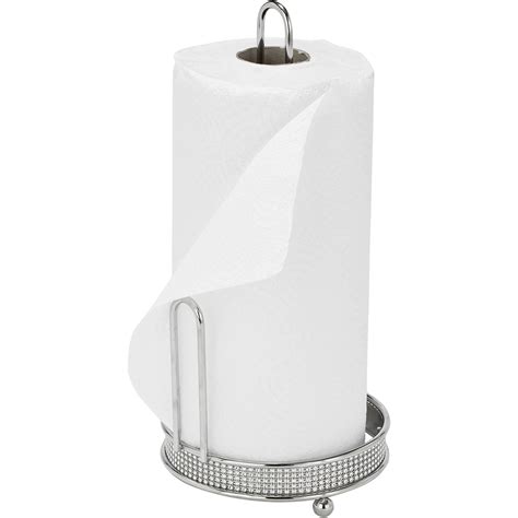 simplify paper towel holder chrome pave diamond design walmartcom walmartcom
