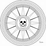 Compass Rose Pirate Color Coloring Pages Drawing Donteatthepaste Printable sketch template