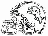 Coloring Helmet Lions Detroit Pages Football Logo Kids Colts Broncos Redskins Drawing Lsu Denver Panthers Michigan Lion Carolina Printable Color sketch template