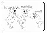 Billy Gruff Goats Three Coloring Colouring Pages Sheets Getcolorings Color Sparklebox Preview sketch template