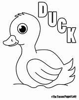 Ducks Puppet sketch template