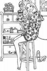 Barbie Coloring Pages Fashionista sketch template