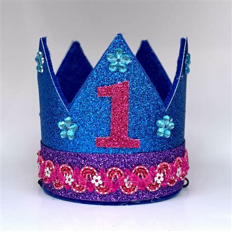 st birthday crown  birthday crown girl  birthday etsy