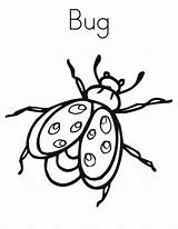 Coloring Bug Pages Printable Ladybug Insect Lightning Kids Clipart Print Bugs Color Insects Template Noodle Twisty Printables Twistynoodle Books Beetle sketch template