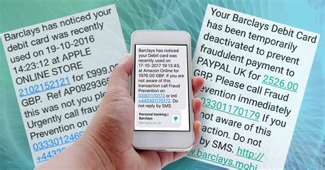 barclays scam texts you should never respond to and others to avoid