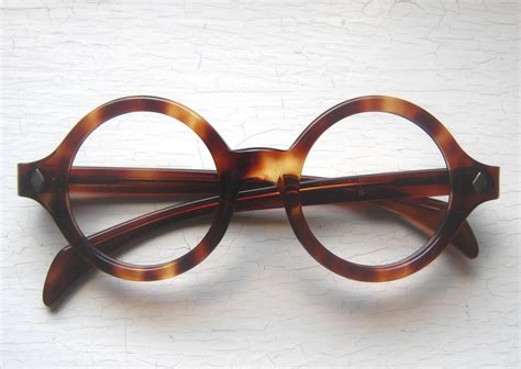 Large Thick 60 S Round Tortoise Eyeglass Frames