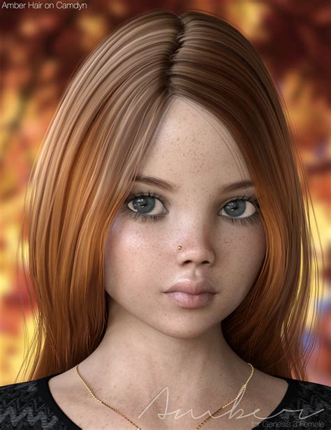 Amber Character And Hair For Genesis 3 Female S Daz 3d
