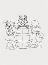 Chaves Chiquinha Chavo sketch template