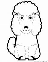 Poodle Coloring Puppy Pages Cartoon Printable Poodles Pretty Clipart Template Big Print Cliparts Miniature Clip Library Kids Don Search Little sketch template