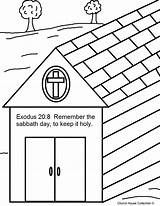 Coloring Sabbath Holy Keep Remember Exodus Commandment Commandments Ten 20 Activities Third Printable School Kids Sunday Sheets Catholic Churchhousecollection Church sketch template