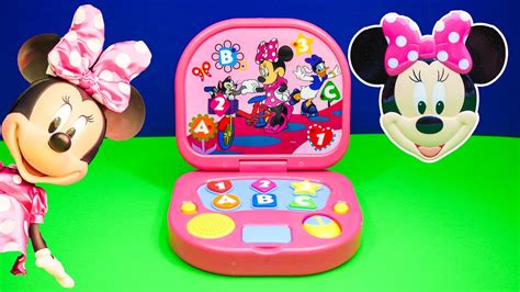 Unboxing The Minnie Mouse And Mickey Mouse Clubhouse Laptop Toys Youtube