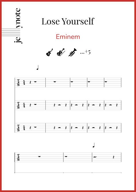 Dr Sheet Music Real Slim Shady Eminem
