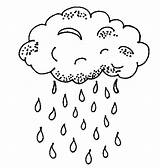 Rain Coloring Pages Animations sketch template