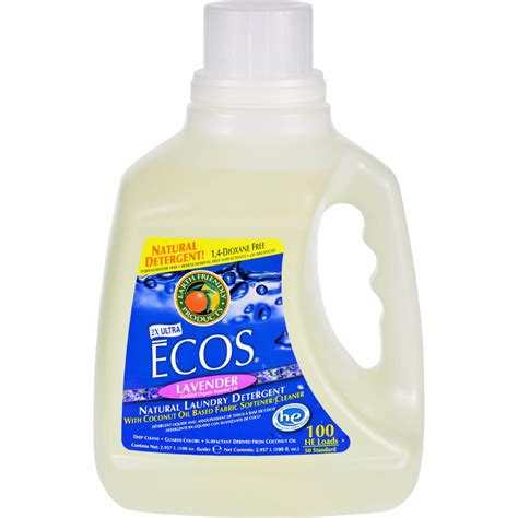 earth friendly ecos ultra   natural laundry detergent lavender pack    fl oz