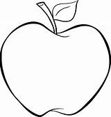 Malvorlage Ausmalbild Apfel äpfel sketch template