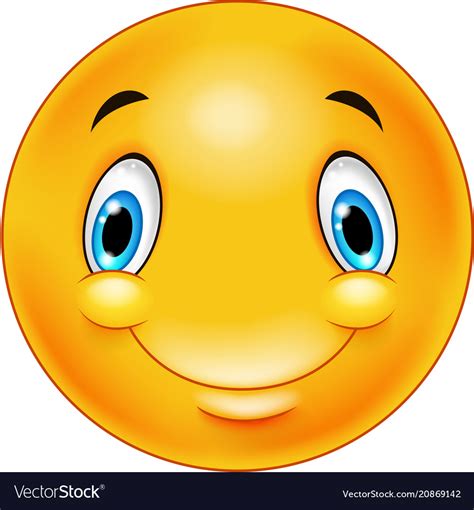 happy smiley emoticon face royalty  vector image