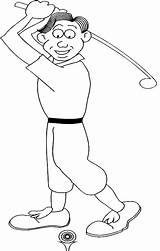 Golf Coloring Pages Printable Kids Print Girls Themed Colouring Sport Sports Pintar Doing Boy Colorare Golfer Da Disegni Bambini Widgets sketch template