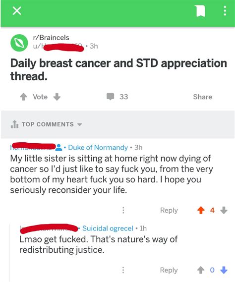 wishing cancer on an entire gender x post r inceltears