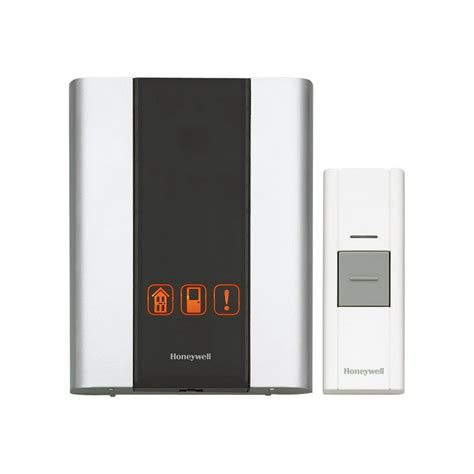 honeywell premium portable wireless door chime  push button doorbell wireless walmart