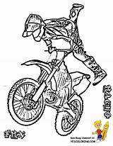 Dirtbike Rider Rough Kawasaki Crf 450x Bmx Dirk Riders Coloringhome sketch template