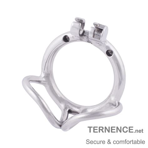 Ternence Male Chastity Cage Base Ring 304 Stainless Steel Cage Closed