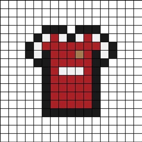 pixel art template   home kit shirt  arsenal football club