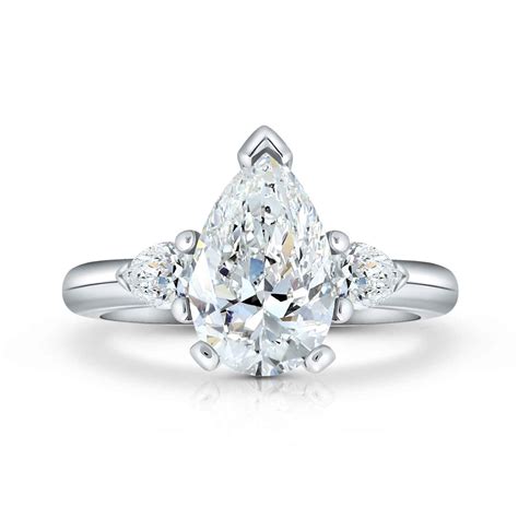 pear shape engagement ring richards gems  jewelry