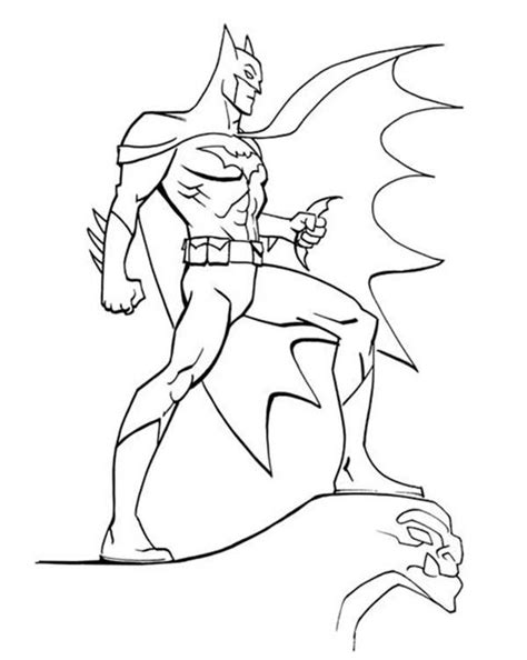 pin  batman coloring pages