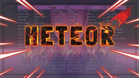 meteor hacked client minecraft   minecraft allcom