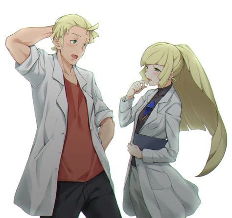 image lusamine and mohn pokemon pokemon game and pokemon