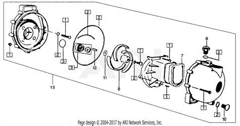 honda wtx trash pump parts diagram