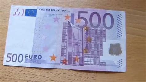 euro banknote review youtube