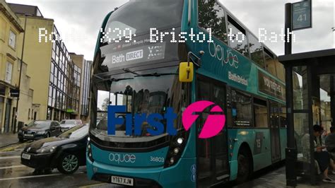 full route visual route  bristol  bath  yt xjn youtube
