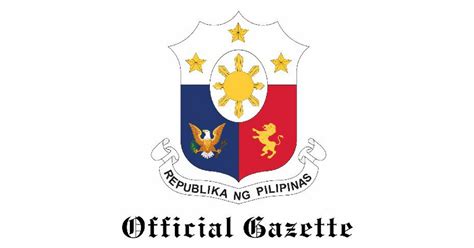 official gazette philippines logo government ph