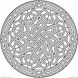 Coloring Pages Mandala Geometric Pattern Choose Board sketch template