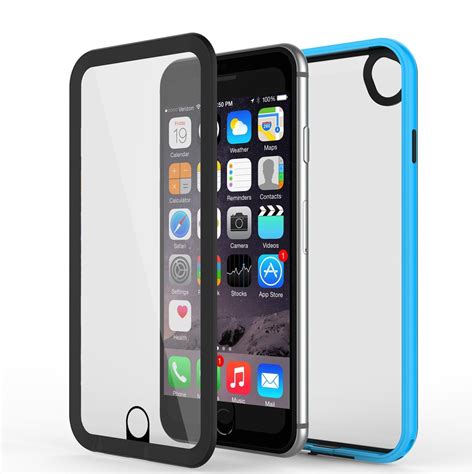 punkcase crystal  light blue apple iphone  waterproof case punkcase uk