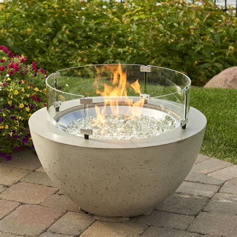 The Outdoor Greatroom Company Cove 29 Inch Round Natural Gas Fire Pit