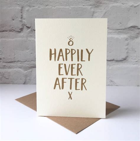 Happily Ever After Wedding Card By The Design Conspiracy