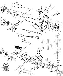 part clutch drum mcculloch trimmer mac    ebay