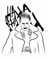 Joker sketch template