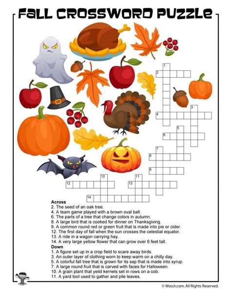 printable fall word puzzles  kids woo jr kids activities