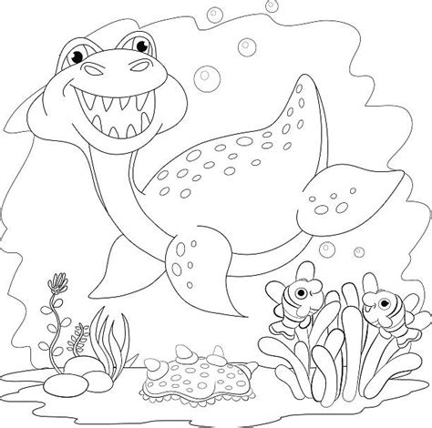 dinosaur coloring pages illustrations royalty  vector graphics
