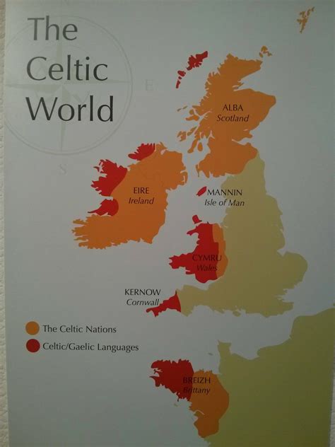 celtic world map   stands   includes celticgaelic