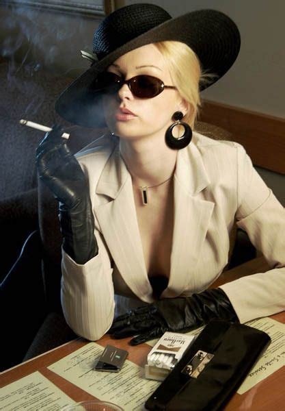 14 Best Smoking Ladies In Leather Gloves Images On