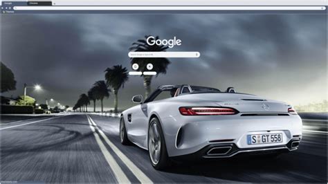 Mercedes Amg Gt C Roadster Chrome Theme Themebeta