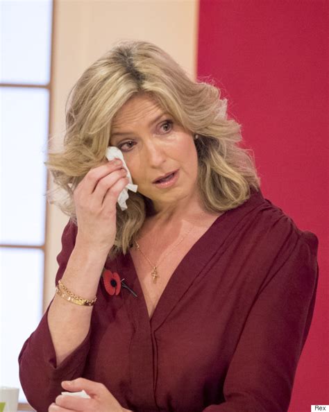 loose women penny lancaster breaks down in tears as she