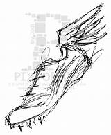 Winged Sketchy Trackage Runner sketch template