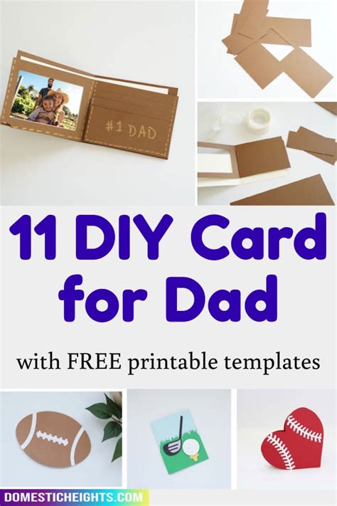 diy birthday cards  dad   printables