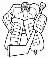 Hockey Netart Keeper Disimpan Zdroj Pinu sketch template